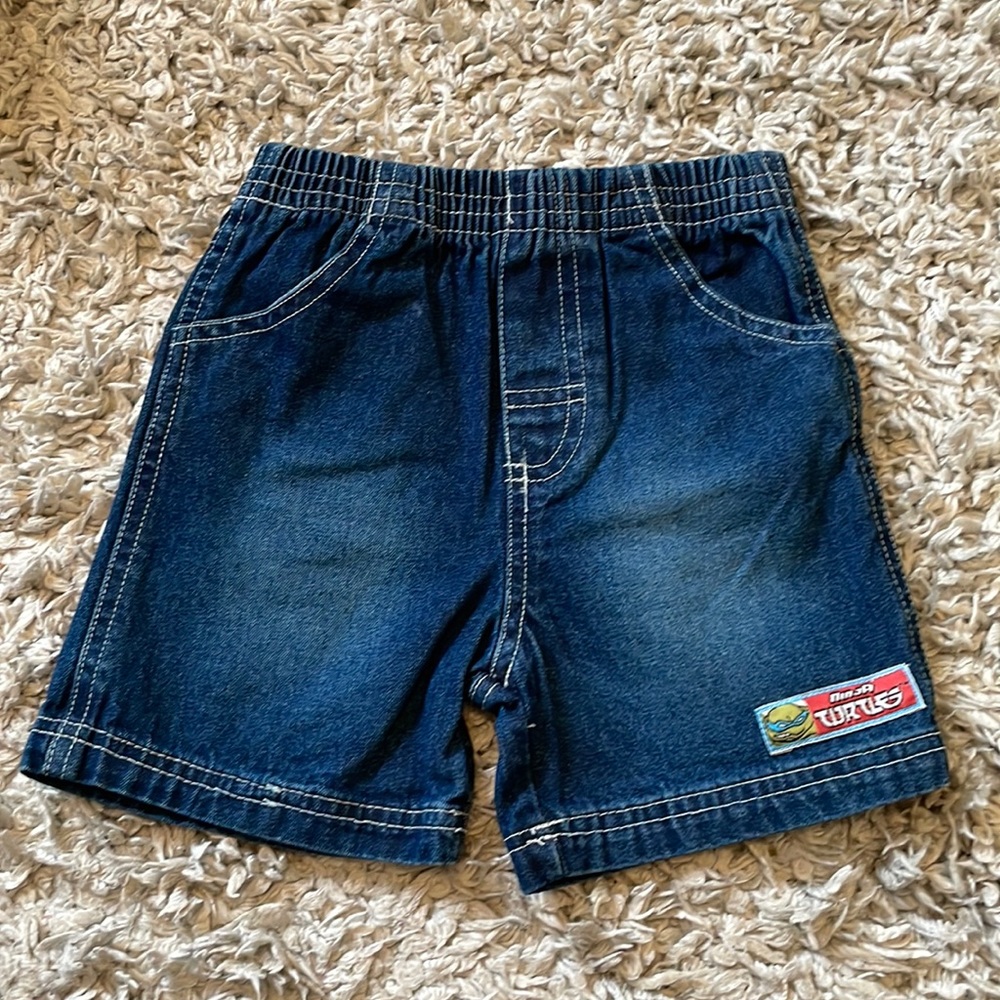 Teenage Mutant Ninja Turtles Denim Shorts, Size 24 Months